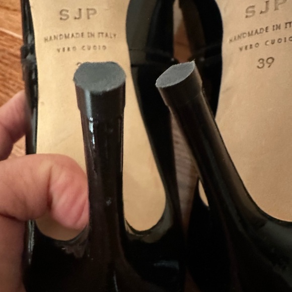 New SJP BY Sarah Jessica Parker Nirvana Patent Leather Mary Jane Pumps, Sz EU 39 - Picture 10 of 16